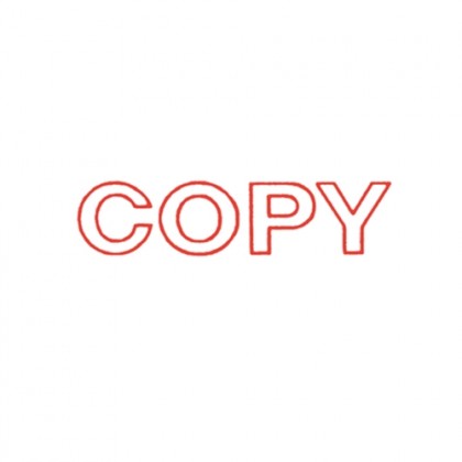 Dixon Self Inking Stamp Copy Red