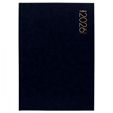 2026 Collins A41 Diary (day To Page) Black