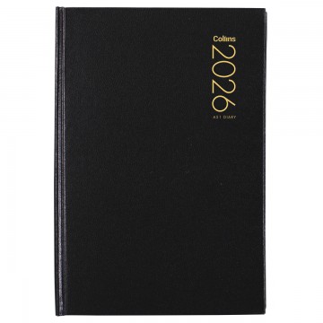 2026 Collins A51 Diary (day To Page) Black