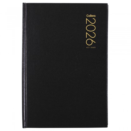 2026 Collins A51 Diary (day To Page) Black