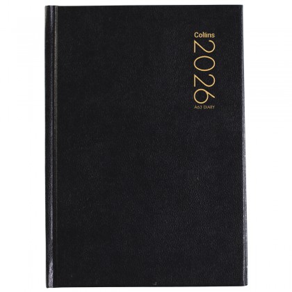 2026 Collins A63 Diary (week To View) Black
