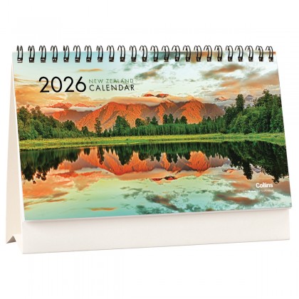 2026 Collins Nz Pictorial Desk Calendar Flipover 210 X 150mm