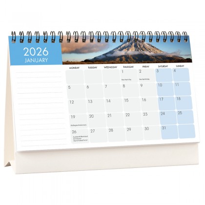 2026 Collins Nz Pictorial Desk Calendar Flipover 210 X 150mm
