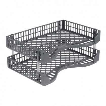 Document Tray - Okin - Grey Pk/2
