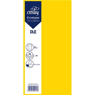 Envelopes Dle White Seal-easi Non-window 114 X 255mm Pk/50