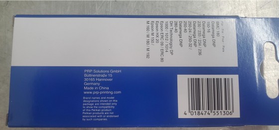 Epson Hx20 Printer Ribbon Pelikan Black Pk/2