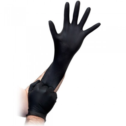 Esko High-five Disposable Glove Nitrile Super Strength Powder-free Large Bx/100