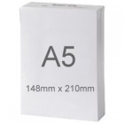 A5 Copy Paper 80gsm White Ream/500