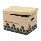 Marbig Enviro Standard Archive Storage Box Brown L420 X W315 X H260mm Each