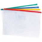 Fm Data Wallet A4 Clear Pvc With Zip