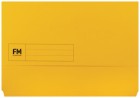 Document Wallet Cardboard Foolscap Yellow