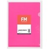 A4 L-shaped Pockets Heavy Duty Pink Pk/12
