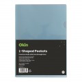 A4 L-shaped Pockets Heavy Duty Assorted Colours Pk/12