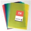 A4 L-shaped Pockets Fm Assorted Colours Pk/10