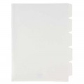A4 L-shaped Pockets Fm 5 Tab Clear Pk/5