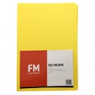 Foolscap Manilla Folders Yellow Pk/50