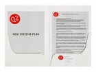 Marbig A4 Presentation Folder 2 Pocket Gloss White Pk/10