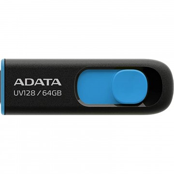 64gb Usb 3.2 Flash Drive Adata Uv128 Black/blue