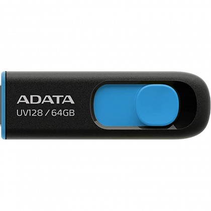 64gb Usb 3.2 Flash Drive Adata Uv128 Black/blue