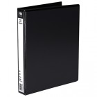 A4/2/26 Pvc Insert Cover Ringbinder Black