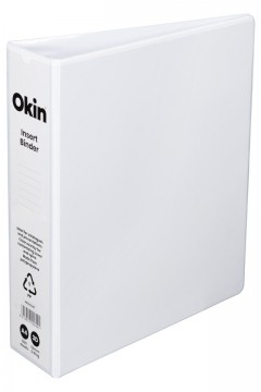 A4/3/50 A4 3d 50mm Insert Ringbinder White
