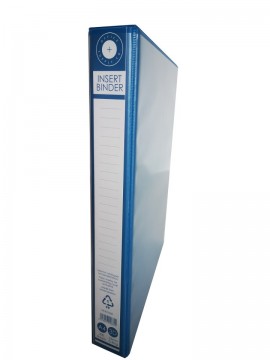 A4/4/25 Pvc Overlay Ringbinder Light Blue