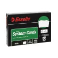 System Cards Ruled 6x4 Feint 152 X 102mm White Pk/100
