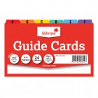 5x3 (127x76mm) A-z Box Indices Divider Cards With Coloured Tabs