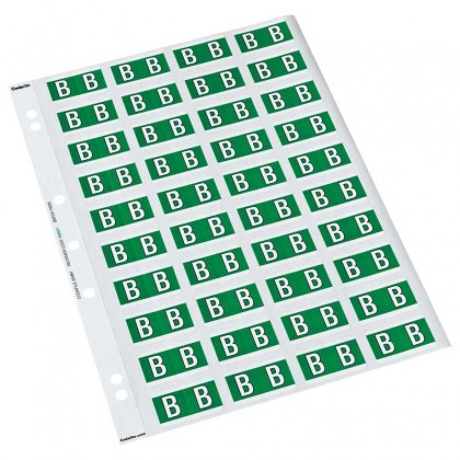 Codafile Label Alpha B 25mm 1 Sheet