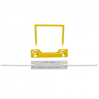 Avery Tubeclip File Fasteners Yellow Pk/10