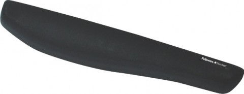 Fellowes Plush Touch Keyboard Wrist Rest Black