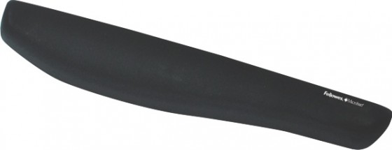 Fellowes Plush Touch Keyboard Wrist Rest Black