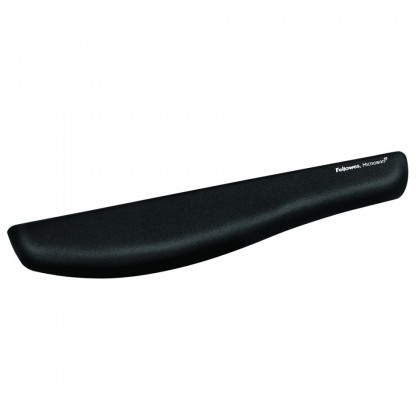 Fellowes Plush Touch Keyboard Wrist Rest Black