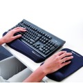 Fellowes Plush Touch Keyboard Wrist Rest Black