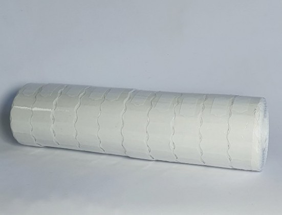Meto 722/822/motex2212 White Permanent Label 22mm X 12mm 1000/roll