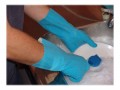 Rubber Gloves Selfgard Silver-lined Blue Large Pair