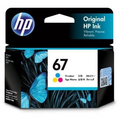 Hp #67 Tri Colour Ink