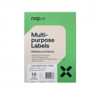 Multipurpose Labels A4 105mm X 37mm Borderless 16/sheet 100 Sheets