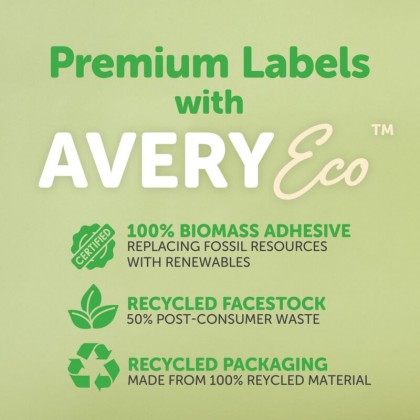 Avery Laser Labels L7161 63.5mm X 46.6mm 18 Per Sheet Pk/100