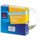 Dispenser Box Labels White Removeable 16 X 24mm Bx/800