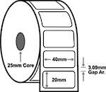 Thermal 40x20 Labels (indoor)