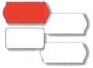 Meto 626/2026 Gift Removable Label 26x16 White