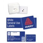 Avery Laser Labels L7158 30 Labels/sheet 64mm X 26.7mm Gen Use Pk/100