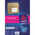 Avery Laser Labels L7158 30 Labels/sheet 64mm X 26.7mm Pk/100