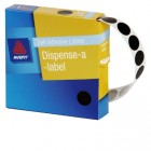 Avery Dispenser Box 14mm Black Dots Pk/1050