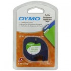 Dymo Letratag Paper 12mm X 4m White Labelling Tape Pk/2