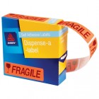 Avery Dispenser Box Labels Fragile 19 X 64mm Pk/125