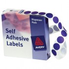 Avery Dispenser Box 14mm Purple Dots Pk/1050