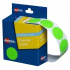 Avery Dispenser Box Labels 24mm Round Dot Stickers 937297 Fluoro Green Pk/350