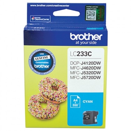 Brother Lc233 Cyan Ink
